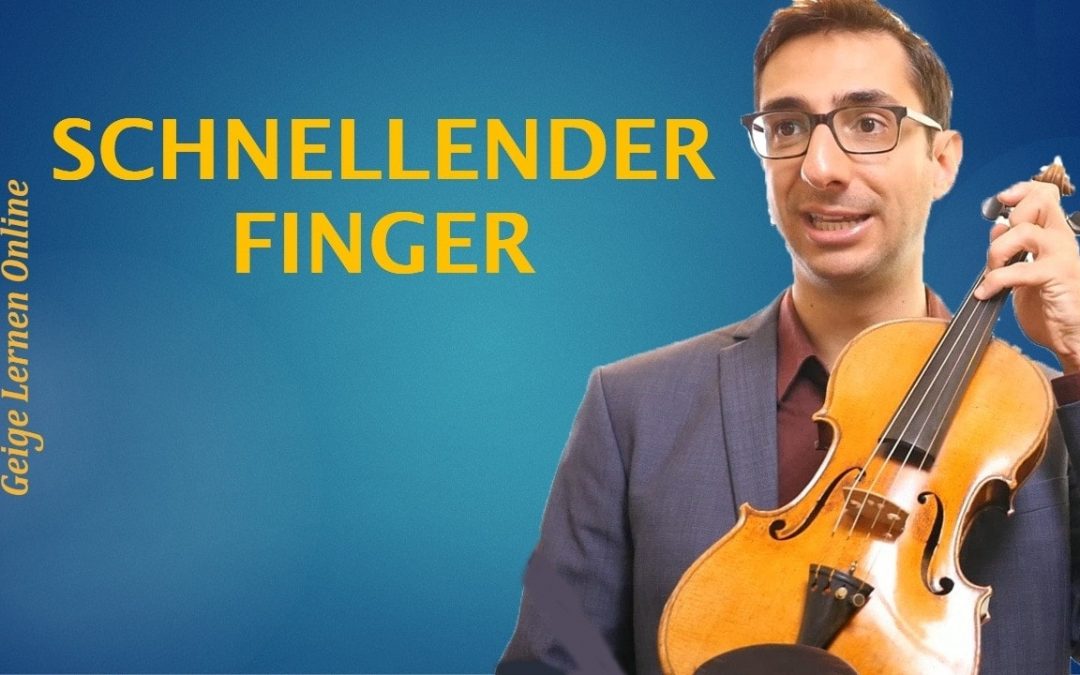 Geige: Schnappfinger / Schnellender Finger heilen (für immer!)