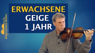 Geige lernen für Erwachsene. Jans Geschichte (48, Programmierer)