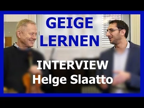 Geige spielen: Interview mit dem berühmten Geigenlehrer Helge Slaatto