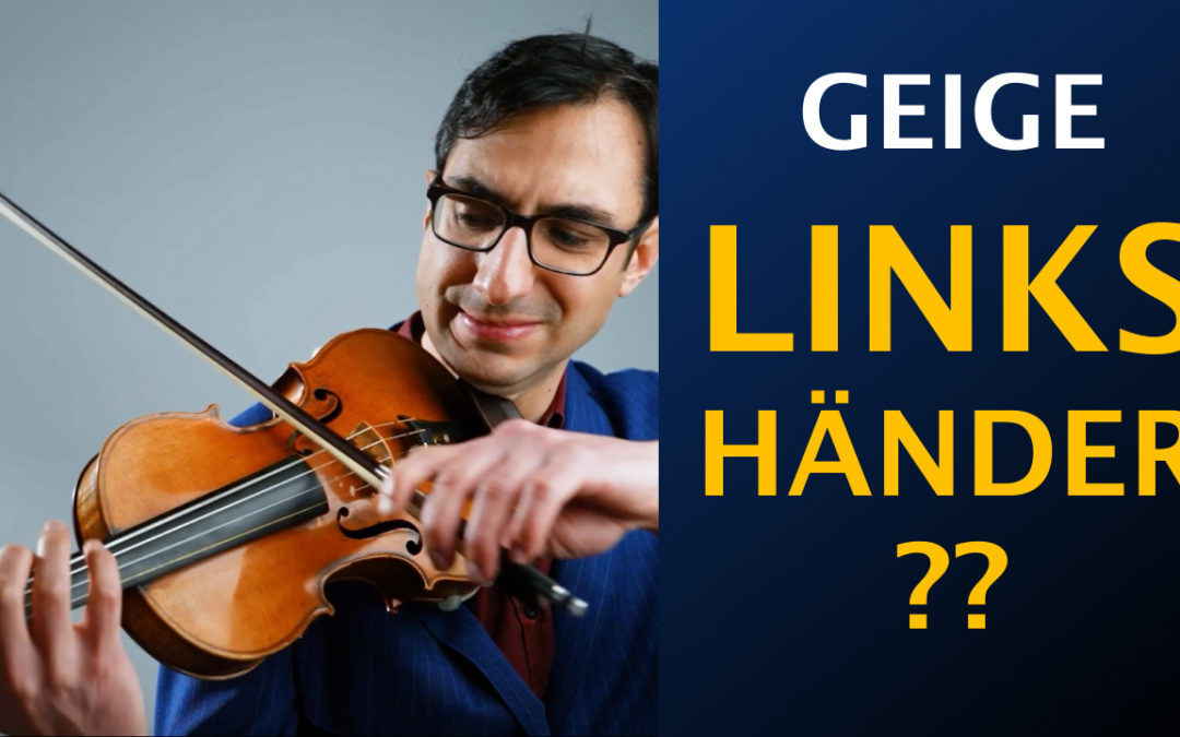 Geige als Linkshänder lernen. Geht das wirklich??