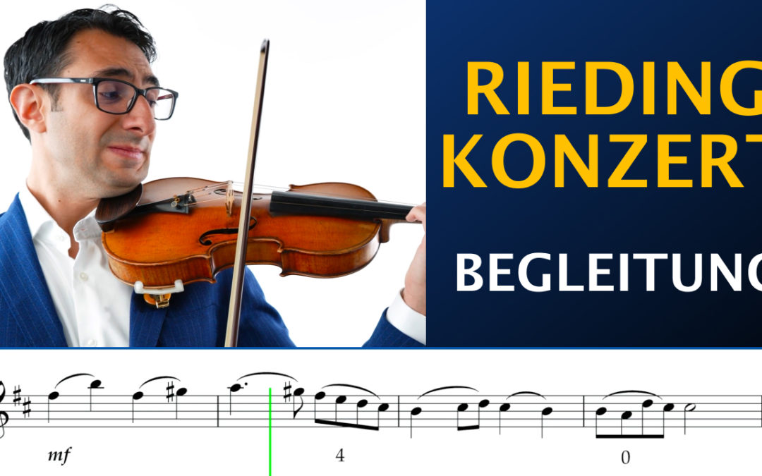 Rieding´s Konzert in H-Moll für die Geige [Begleitung mit Noten – Playalong]